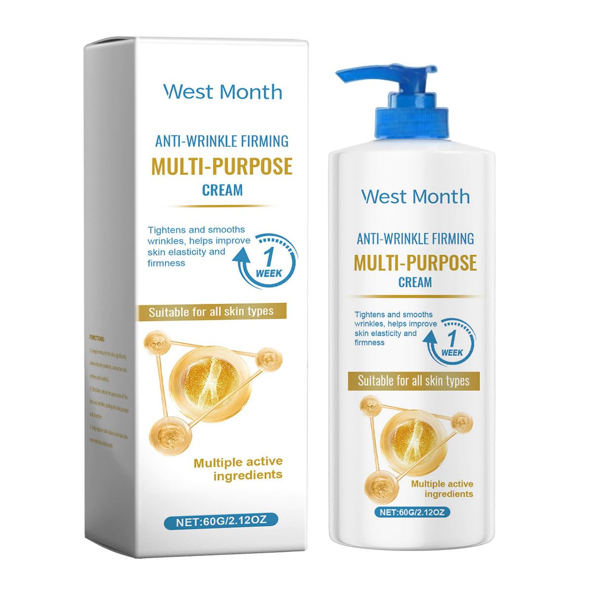 Firming & Revitalizing Cream, Skin Smoothing and Tightening Cream, Firming Rejuvenating, Body Lotion Moisturizer With Collagen, Coffee Extract - Renew Skin Firmness, Deep Hydrating Lotion