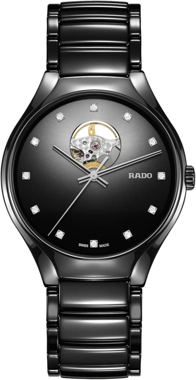 Rado True Secret Swiss Automatic Watch, Black