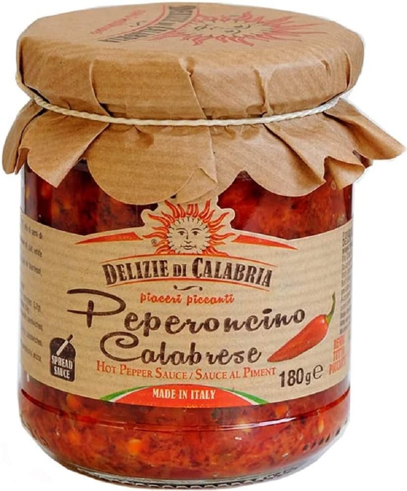Italian Chilli & Hot Pepper Sauce (180g) 🌶️ With Calabrian Peperoncino | By Delizie di Calabria