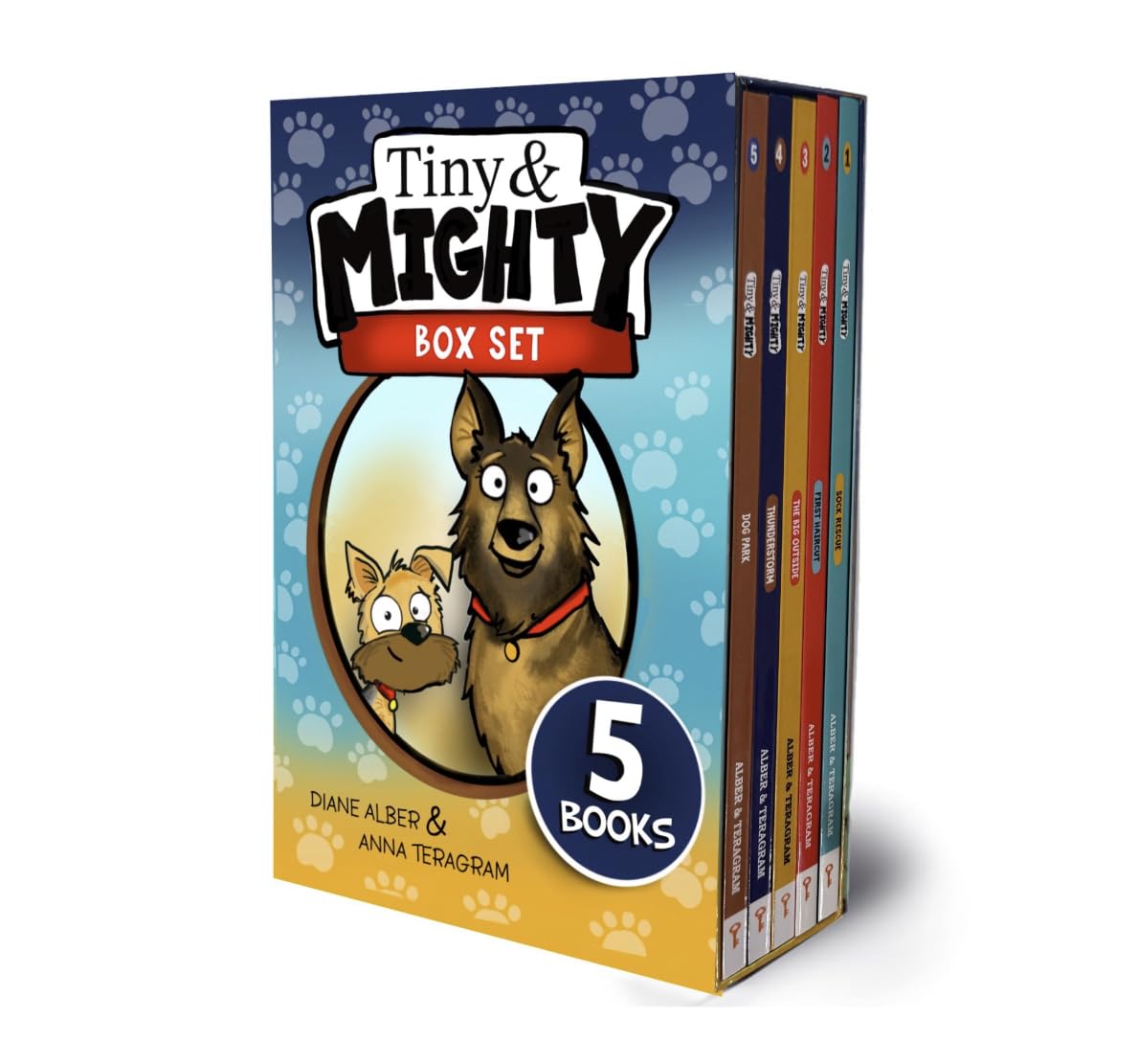 Tiny and Mighty: 5 Book Box Set (Dyslexia-Friendly, Funny, Illustrated Chapter Books for Kids Ages 6-10)