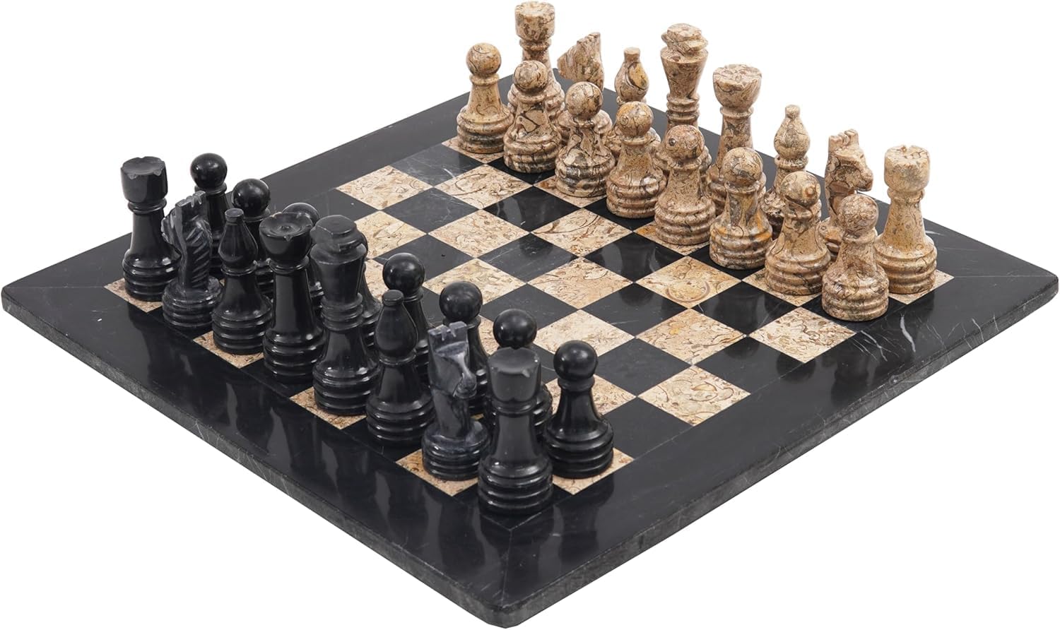 Radicaln Marble Chess Set 15" Luxury Board Game & Chess Sets for Adults