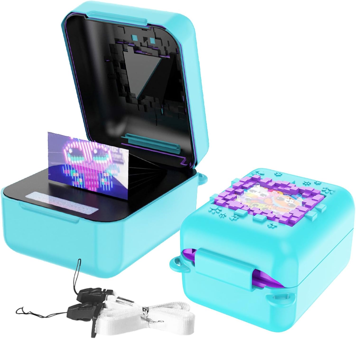 Mayoii Protective Case for Bitzee Interactive Digital Pet Silicone Portable Case for Bitzee Electronic Pets Anti Fall Waterproof Protective Cover for Bitzee Pet Simulator Gifts for Boys Girls (Green)