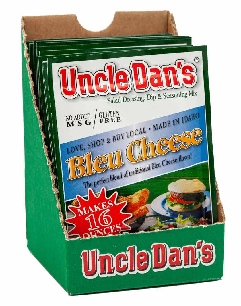 Uncle Dan's Bleu Cheese | Singles Case – 12 Count (Pack of 1)