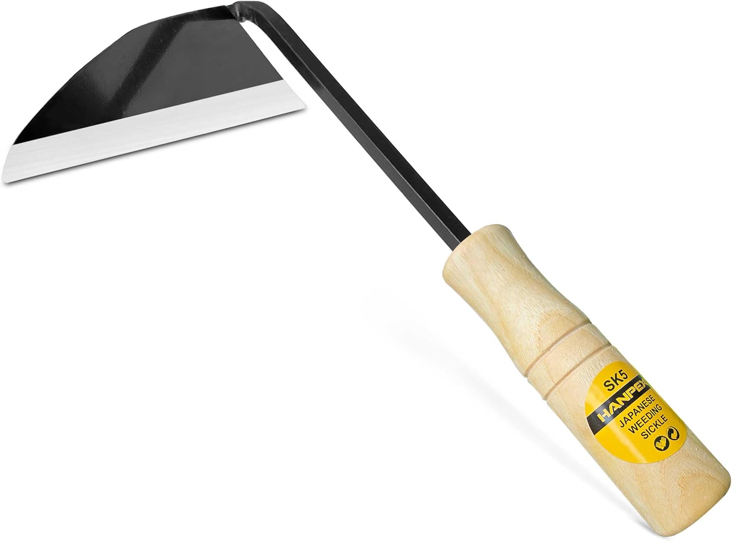 Japanese Wide Blade Gardening Tools I Premium Quality Hand Hoes/Weeding Sickle Have Very Sharp Edge for Quick Work