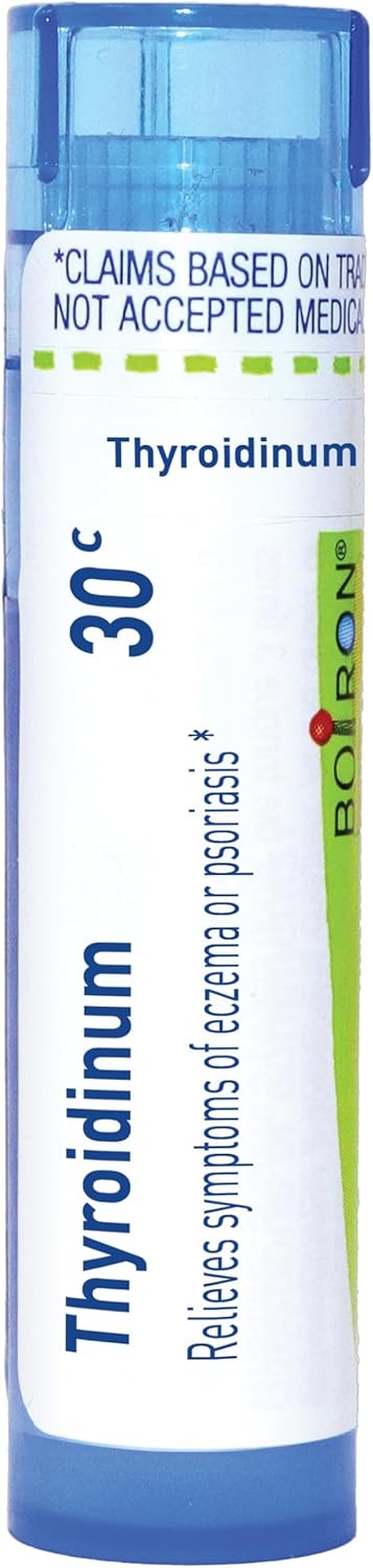 Boiron Thyroidinum 30C for Symptoms of Eczema or Psoriasis - 80 Pellets