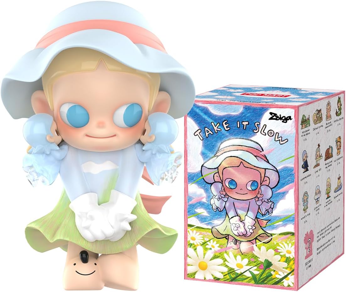 POP MART Zsiga Take It Slow Series Figures 1Box Articulated Character Premium Design Gifts for Women Fan-Favorite Collectible Toy Art Toy Action Figure