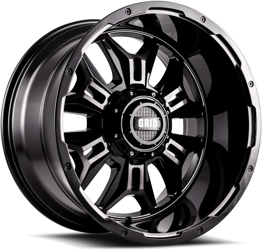 GD11 Custom Wheel - 17x9, -12 Offset, 5x139.7 Bolt Pattern, 87.1mm Hub - Gloss Black with Double Dark Tint Rim