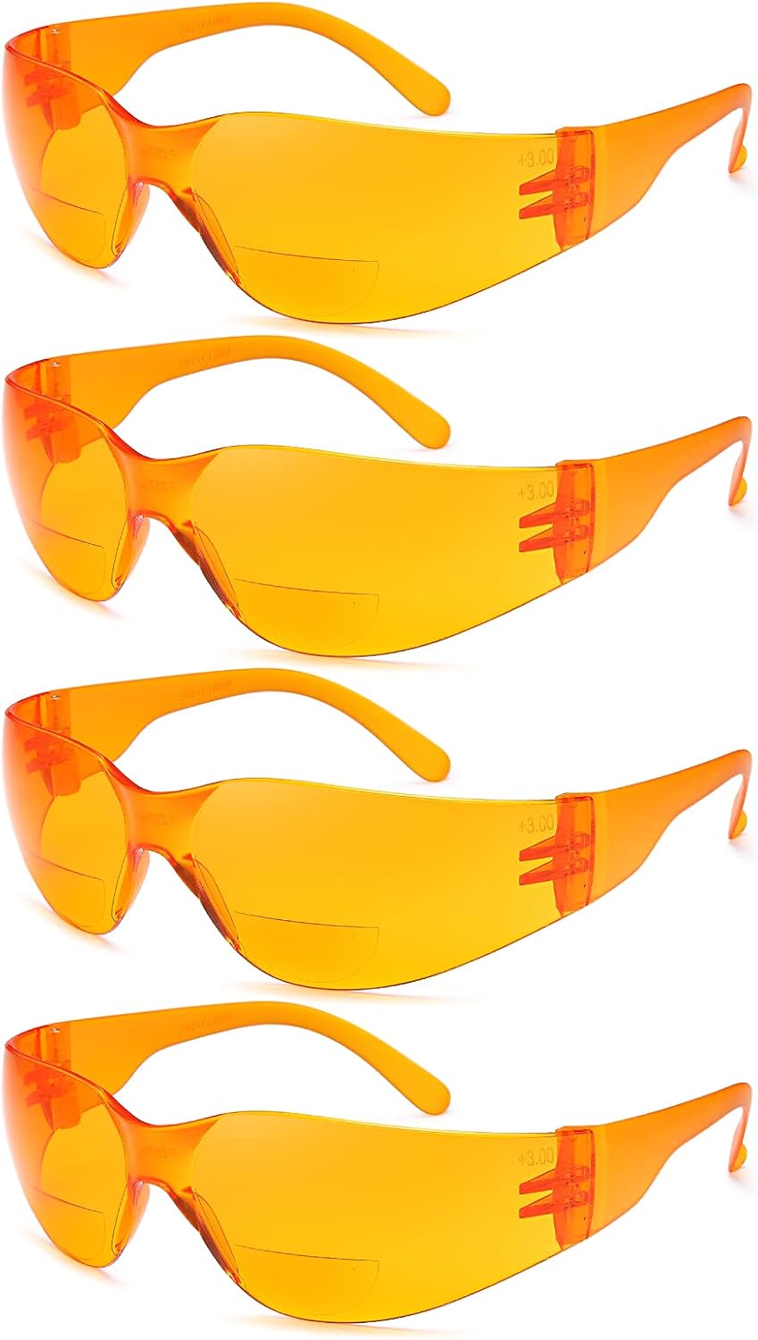 Gamma Ray Bifocal Reading Safety Glasses Readers