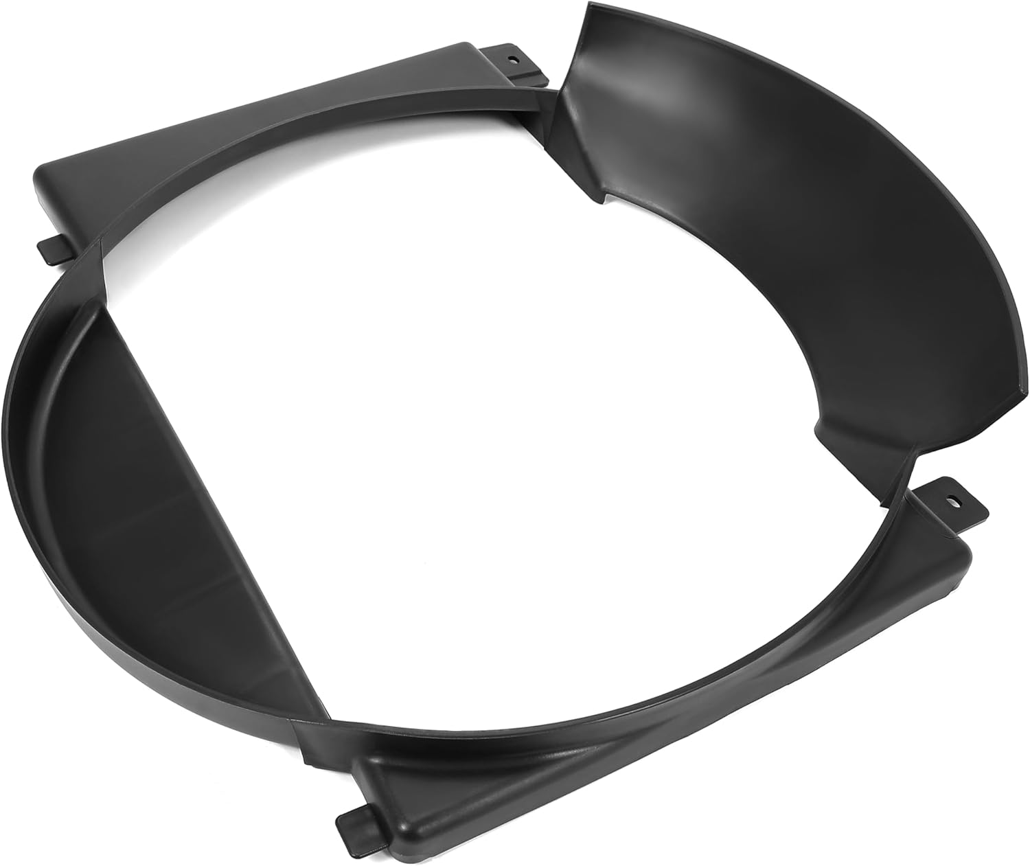 HECASA Radiator Cooling Fan Shroud Compatible with 1987-2001 Jeep Cherokee Wagoneer Replacement for CH3110104 52027501AB 52027501AC PP Plastic Black