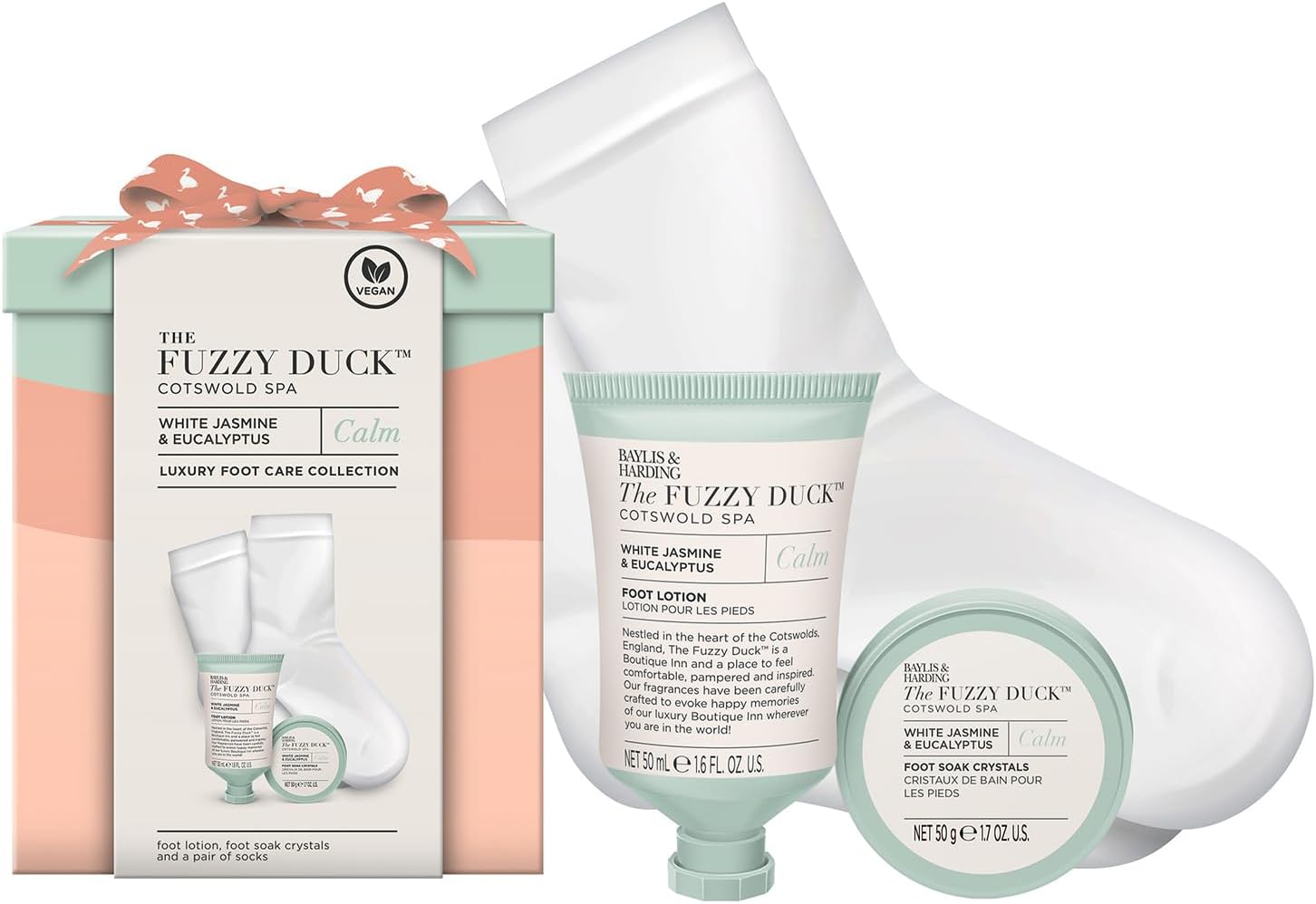 Baylis & Harding The Fuzzy Duck Cotswold Spa Luxury Foot Care Gift Set - Vegan Friendly (Pack of 1)