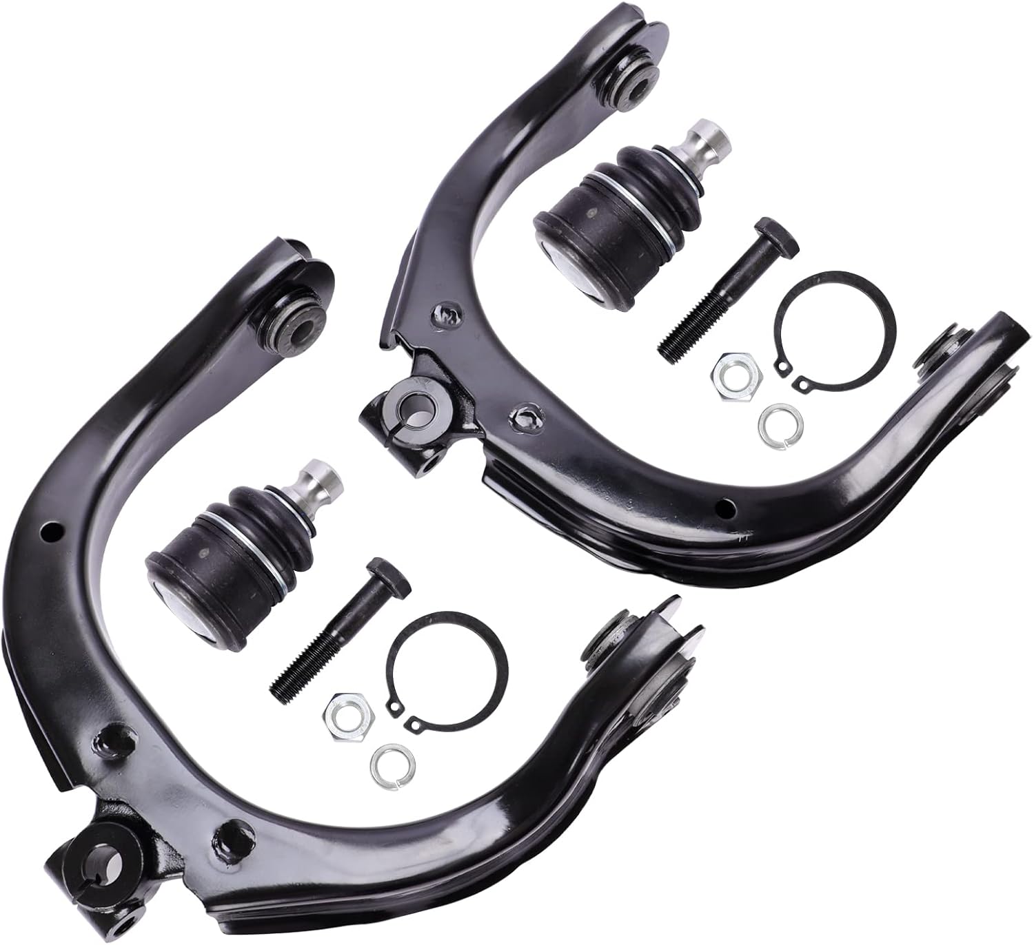 LCWRGS Front Upper Control Arms w/Ball Joints Replacement for 2002-2009 Chevy Trailblazer/SSR, 2002-2009 GMC Envoy, 04-2007 Buick Rainier, 02-2009 Isuzu Ascender/Oldsmobile Bravada/Saab 9-7X