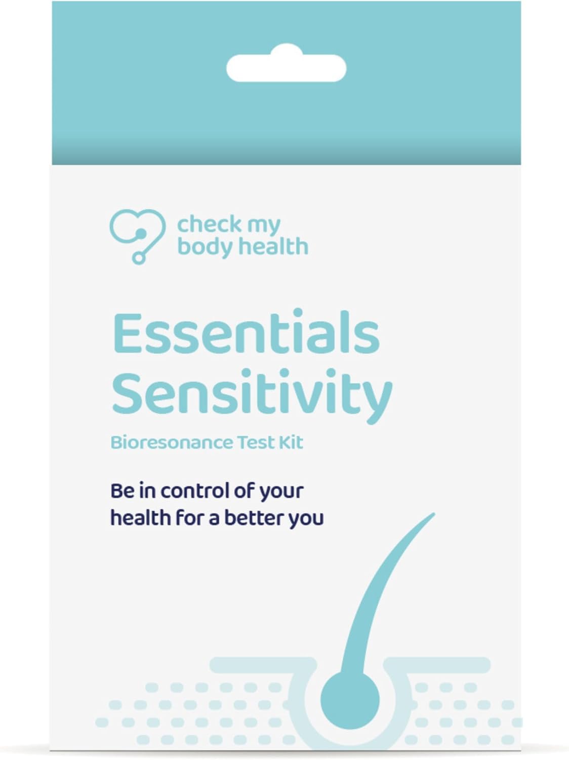 Check My Body Health | Essentials Food Sensitivity Test | Check for 400 Different Intolerances | Easy to Use Home Hair Strand Testing Kit & Intolerance Screening for Adults | Results in 5 Days