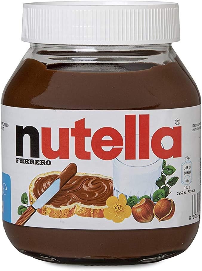 6X Ferrero Nutella Hazelnut Chocolate Chocolate Cream Spreadable Cream 600g
