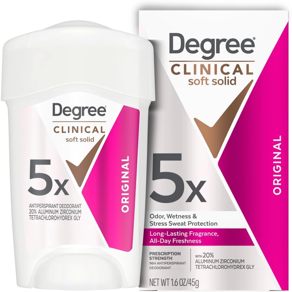 Degree Women Antiperspirant Deodorant, 5 in 1 Protection Clinical 1.7 ounce by Degree