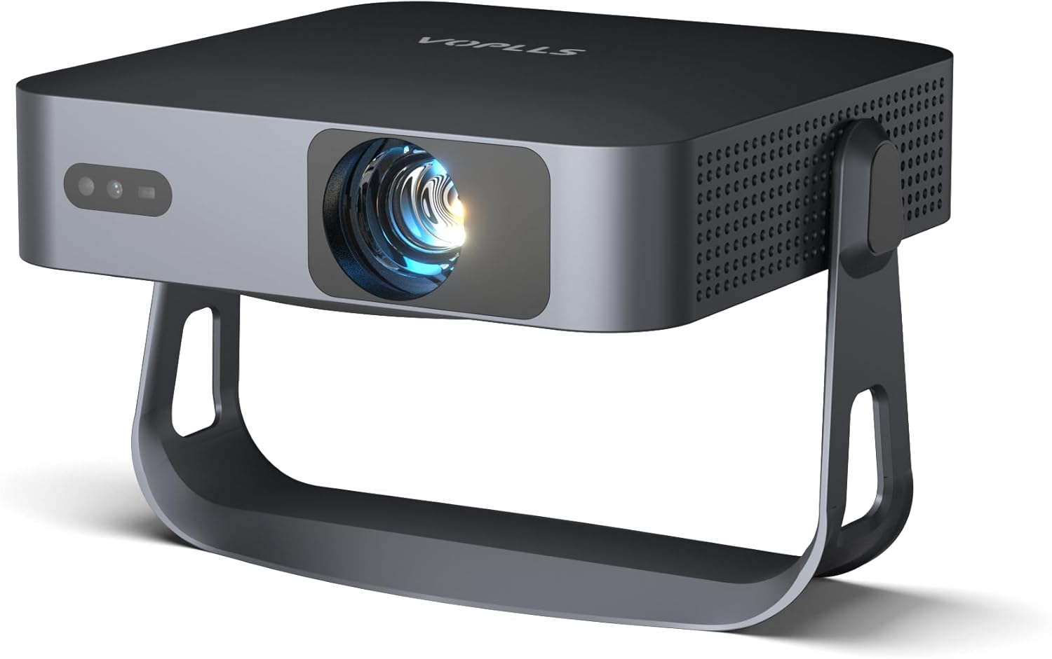 【Netflix Officially & Thinnest Design】Mini Projector 4K with Auto Focus & Keystone, VOPLLS 600ANSI WiFi Bluetooth 1080P Full HD Portable Projector, Smart Moive Projector for Bedroom/Outdoor/Phone