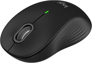 Logitech Signature M550 Wireless Mouse - for Small to Medium Sized Hands, 2-Year Battery, Silent Clicks, Customizable Side Buttons, Bluetooth, Multi-Device Compatibility - Black