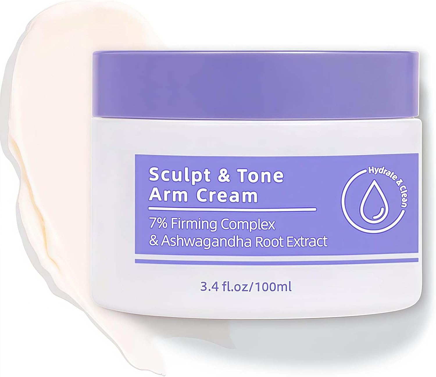 Sculpt & Tone Arm Cream, Tightening & Firming Cream for Loose Skin, Anti Cellulite, Smooth Wrinkles, Deep Moisturize, and Shape Tighter Skin, Arm Firming for Women