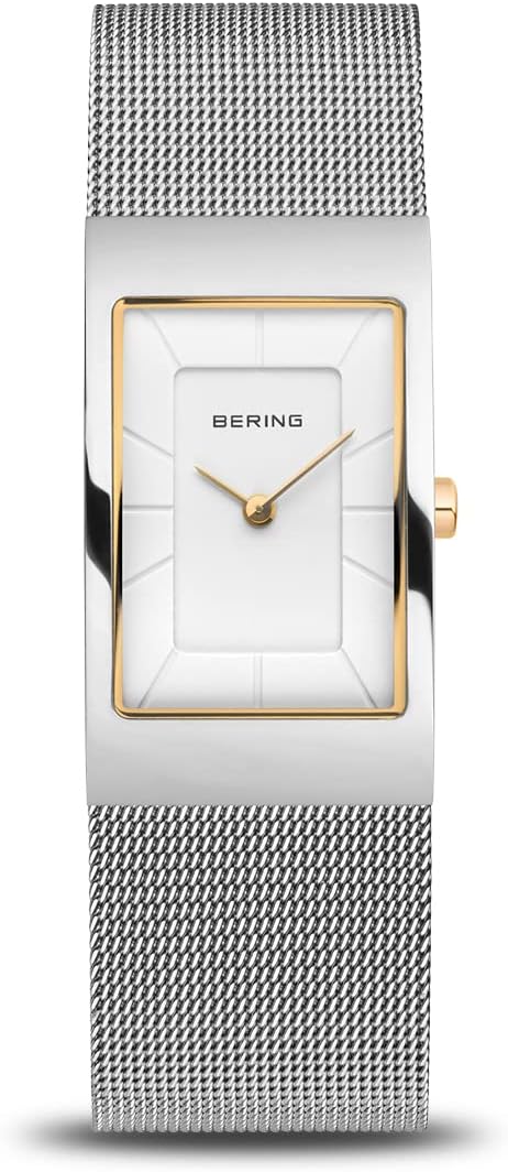 BERING Damen Uhr Quarz Movement - Classic Collection mit Edelstahl und Saphirglas