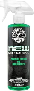 Chemical Guys AIR_101_16 New Car Smell Premium Air Freshener and Odor Eliminator, Long-Lasting Scent, Great for Cars, Trucks, SUVs, RVs & More, 16 fl oz