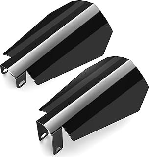 PBYMT Gloss Black Coffin Cut Handguards Hand Guards Compatible for Harley Sportster Touring Street Glide Road King Electra Glide 2007-2023 (Cable Clutch Style -Large)