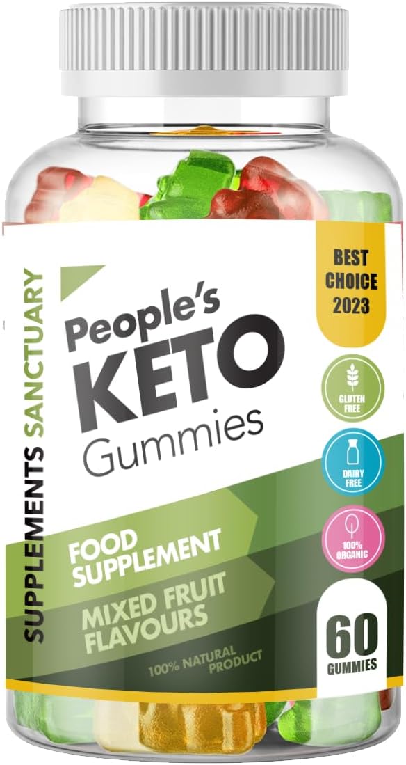 Peoples Keto 60 Mixed Flavour Gummies, Great Taste and Low Sugar