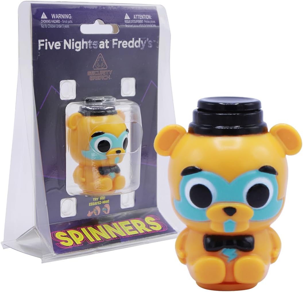 Five Nights at Freddy’s Security Breach Fidget Spinner – Glamrock Freddy Fazbear (Official Collectible Stress Toy & ADHD Focus Spinner)