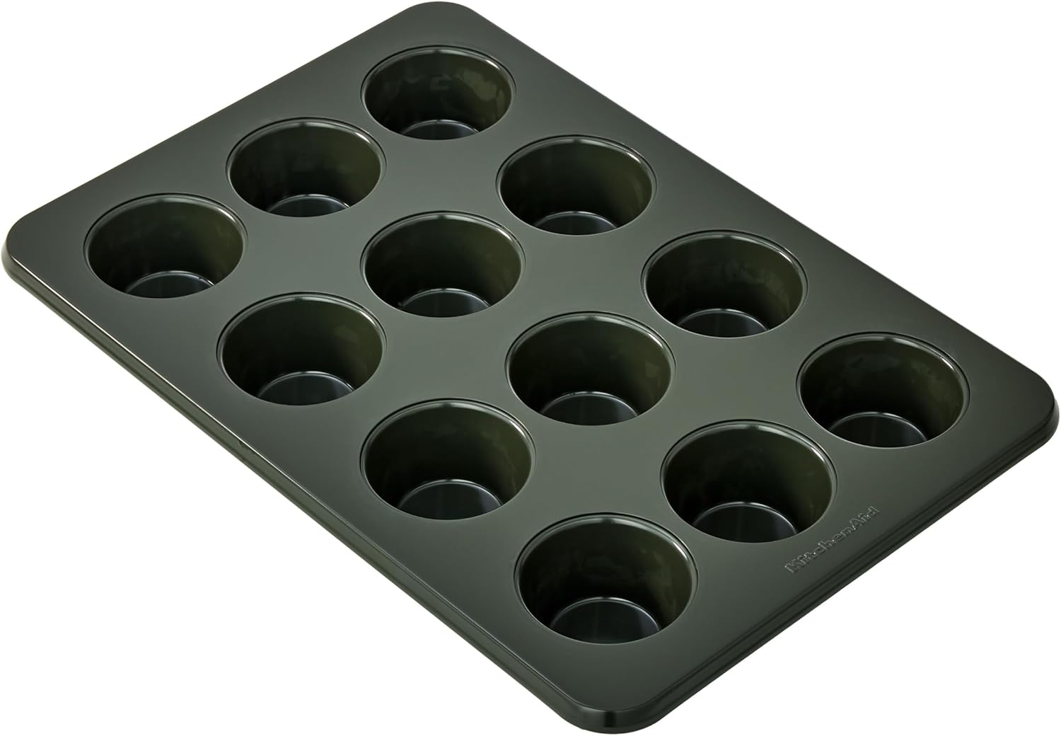KitchenAid Non-stick Muffin Pan, 12 Cup, Evergreen