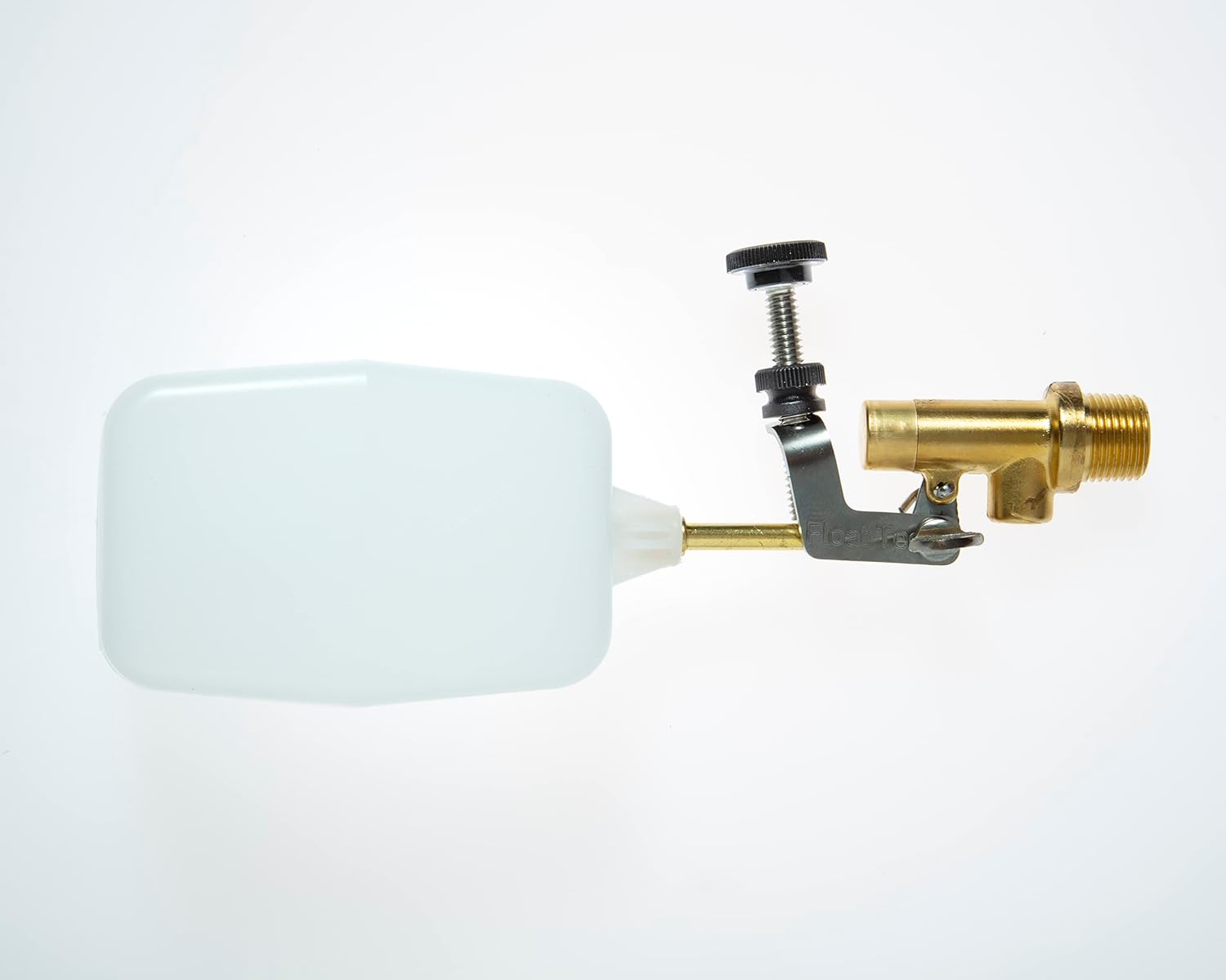 Float Tec EZ Adjust Brass Replacement Float Valve 3/8" NPT Male Threads with 3" arm for Autofill, Pools, Spas, Water fountains, Livestock Water Trough, Water Tanks Fits 8" Canister