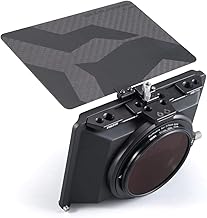 Tilta Mini Matte Box | 15mm Rod Adapter & 4 Lens Adapters | Lightweight | Filter Support | Top Flag | Dual Cold Shoe Mount | Designed for Mirrorless, DSLR | MB-T15