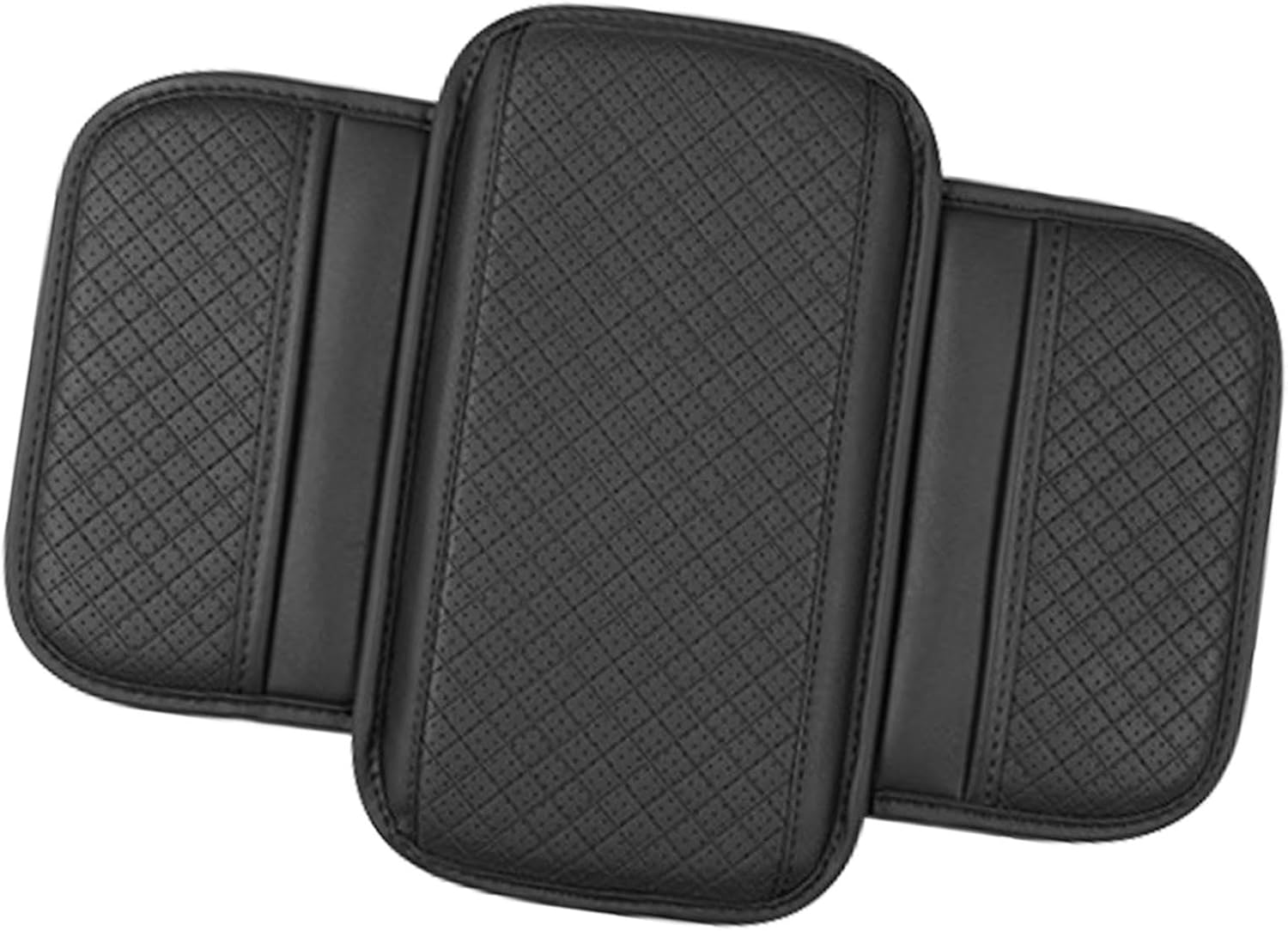 Car Centre Console Armrest - Leather + Sponge Car Armrest Cushion, Heightening Cushion Centre Console Pillow | Car Armrest Center Control Cushion, Center Console Armrest Extender for Trucks,