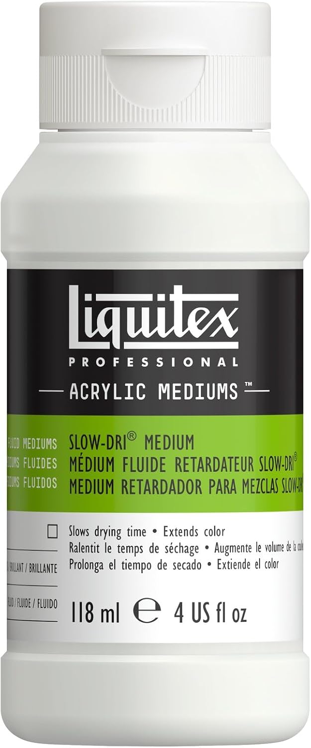 Liquitex Professional Fluid Medium, 118ml (4-oz), Slow-Dri Blending