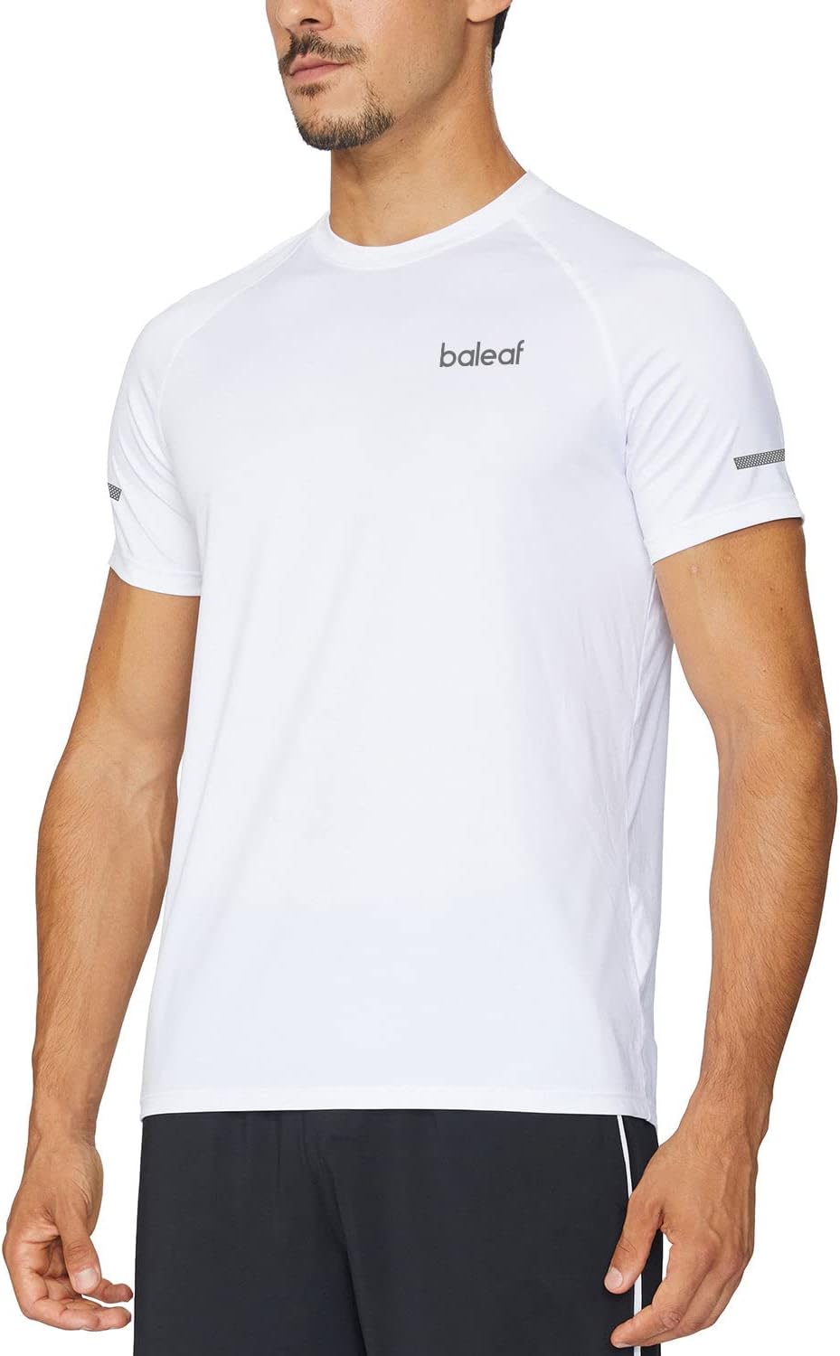baleaf Men's Running Workout Shirts Short Sleeve Athletic T-Shirt Quick Dry