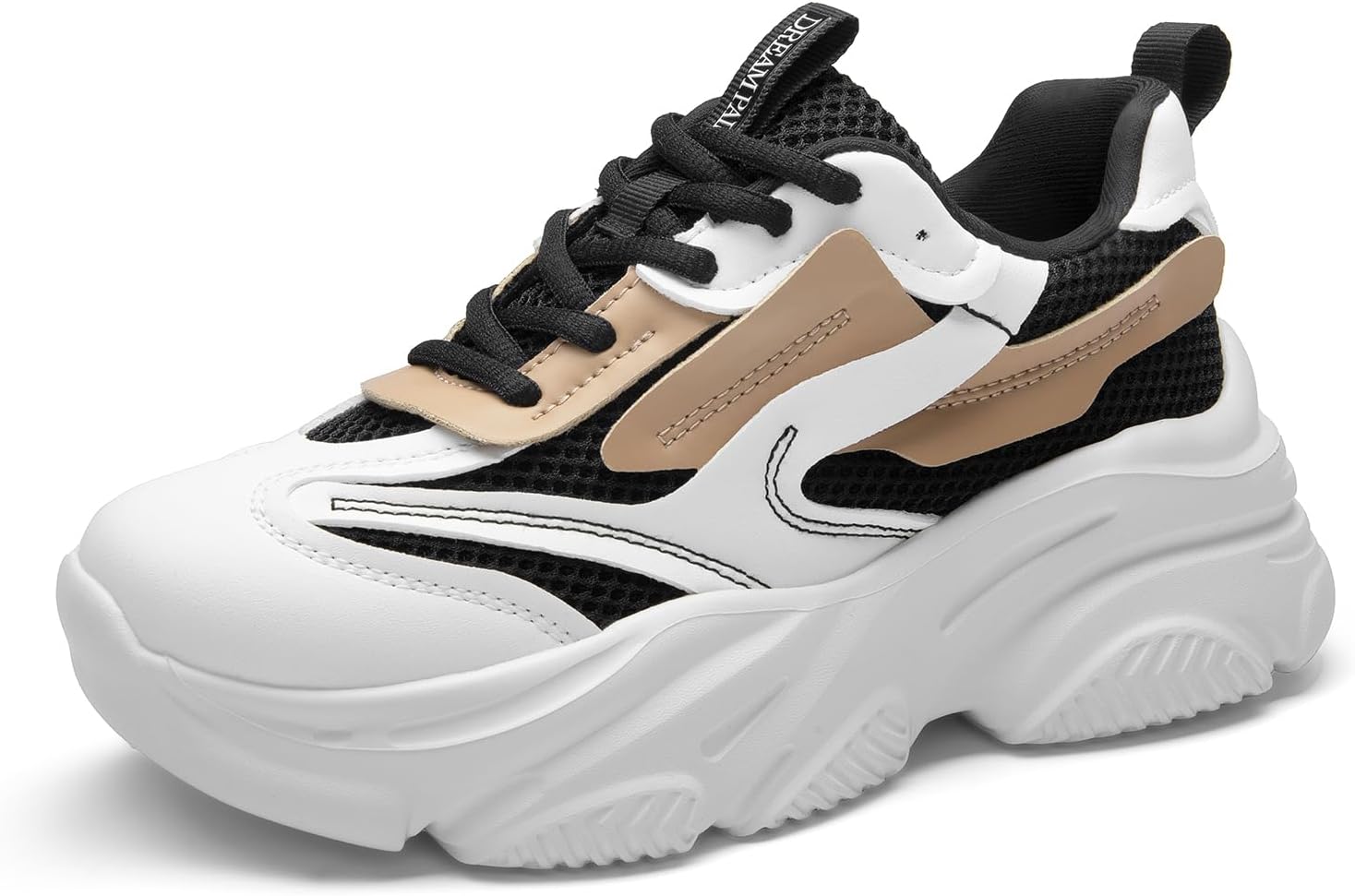 DREAM PAIRS Women Chunky Casual Platform Fashion Sneaker SDFN2406W