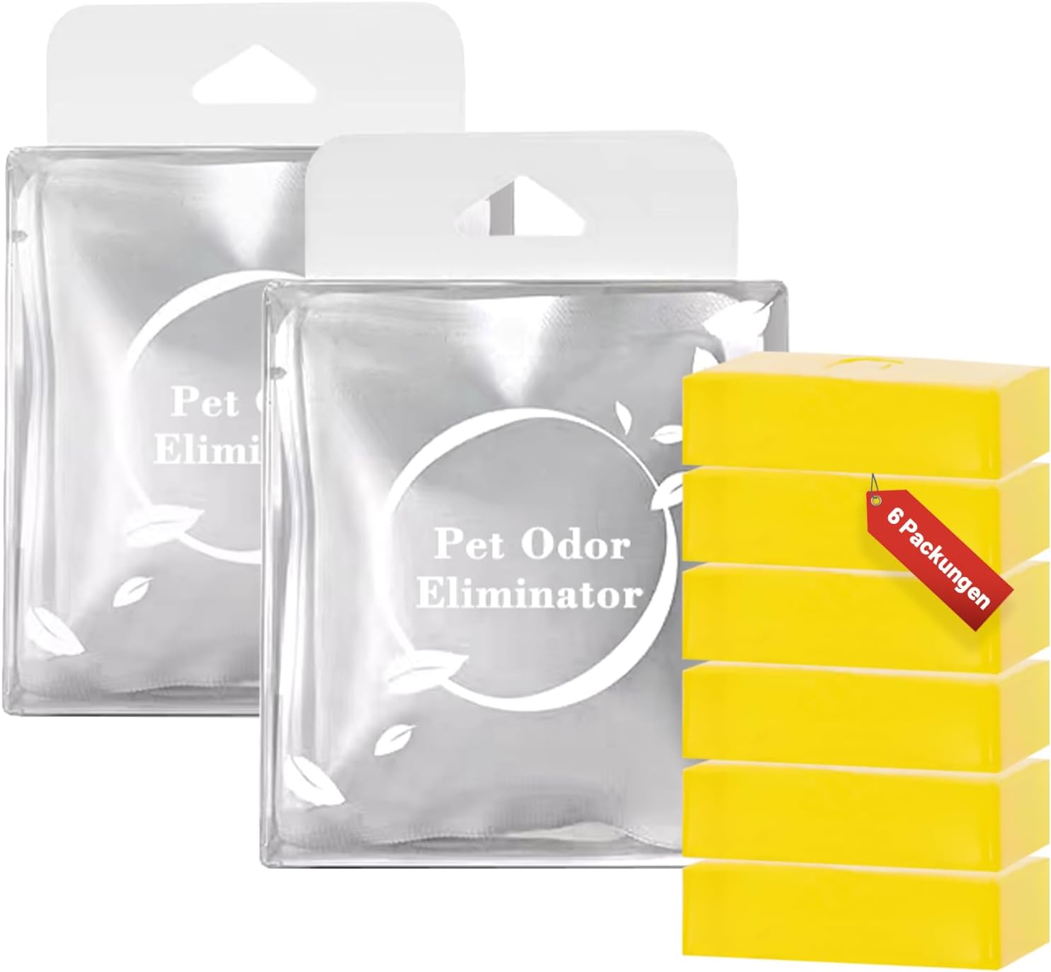 Sarosora Odor Eliminator for PETKIT/Meowant/UBPET Self Cleaning Cat Litter Box, Litter Deodorizer, Urine Odor Absorber Control(6 Pcs)