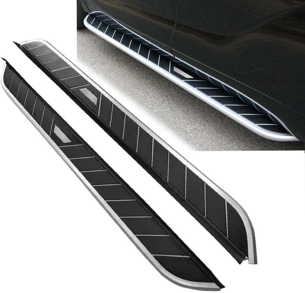 2 pcs fits for Toyota Land Cruiser Prado J250 2024 2025 Running Board Side Step Nerf Bar Pedal Running Board Dream Collection Style(with Brackets)