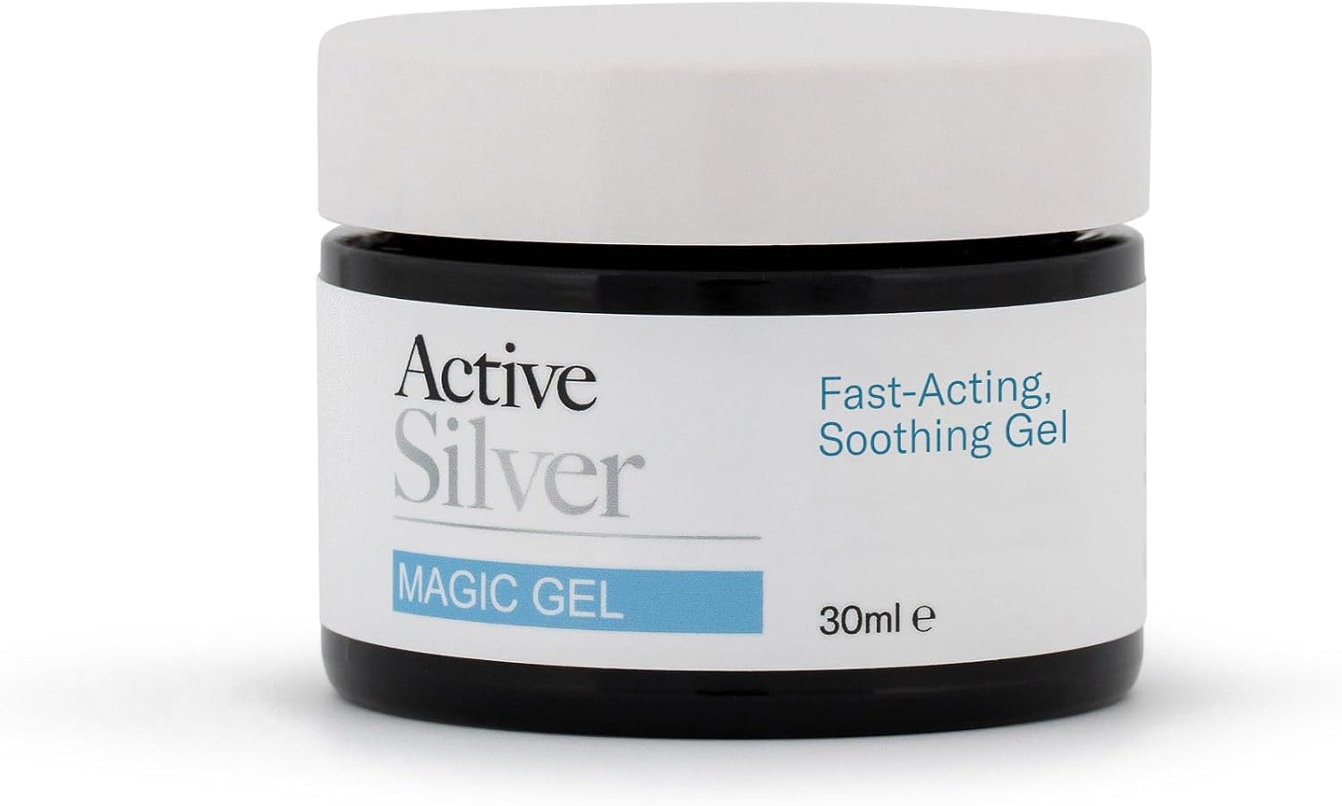 Active Silver Colloidal Silver Magic Gel (30ml), Multipurpose Aloe Vera Gel with Colloidal Silver at 25ppm, use in the Home or as Part of Your Travel kit