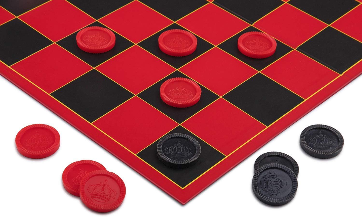 HI-Q Checkers & Tic-Tac-Toe Board Game for Kids: Unleash The Fun with Interlocking Pieces & Foldable Design