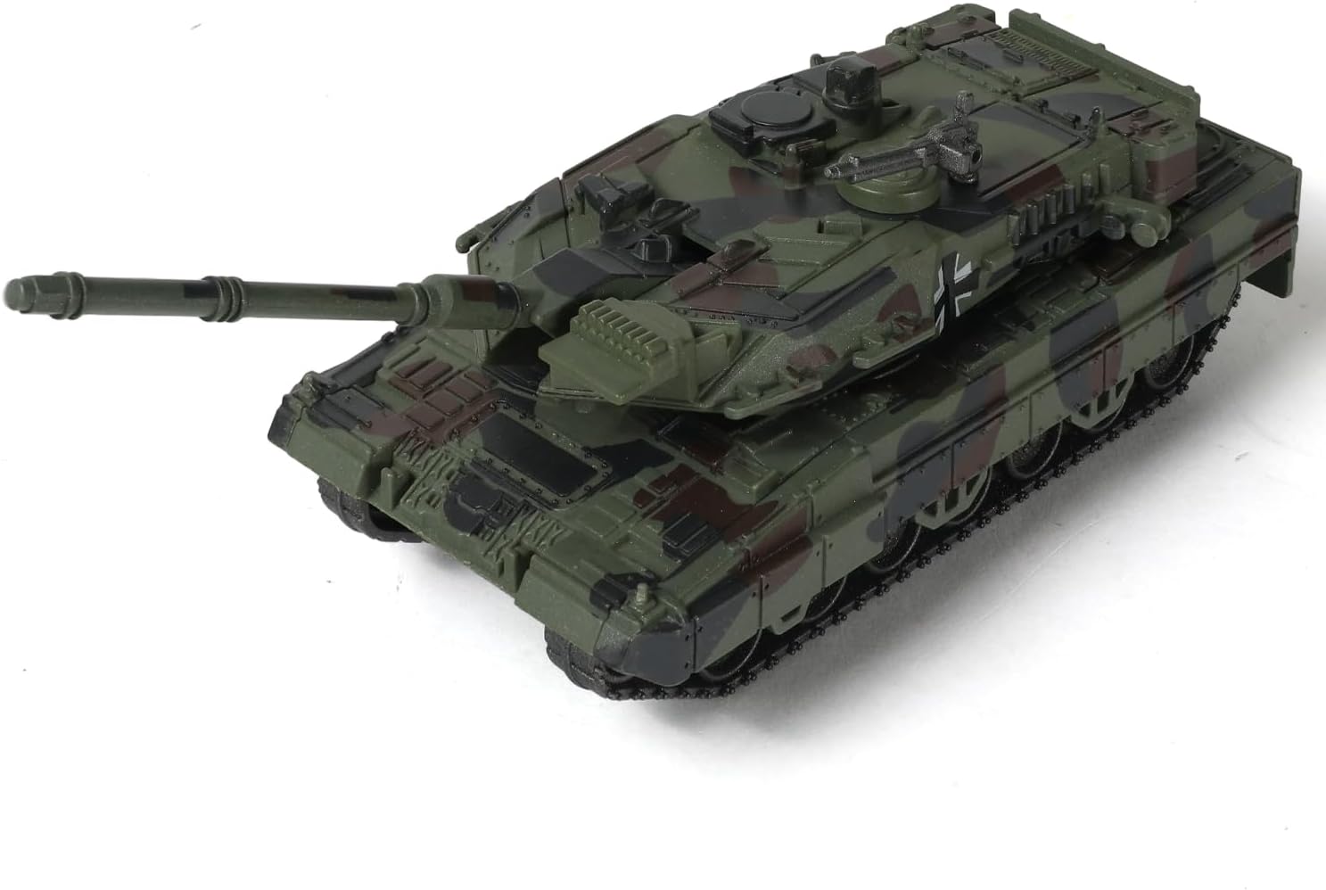 SEBUNAS 1/72 Scale Leopard 2A7 Military Tank Quick Build Model Germany Armored Vehicle Leopard 2A7 Main Battle Tank Building Model Gift for Adults and Kids (14PCS)