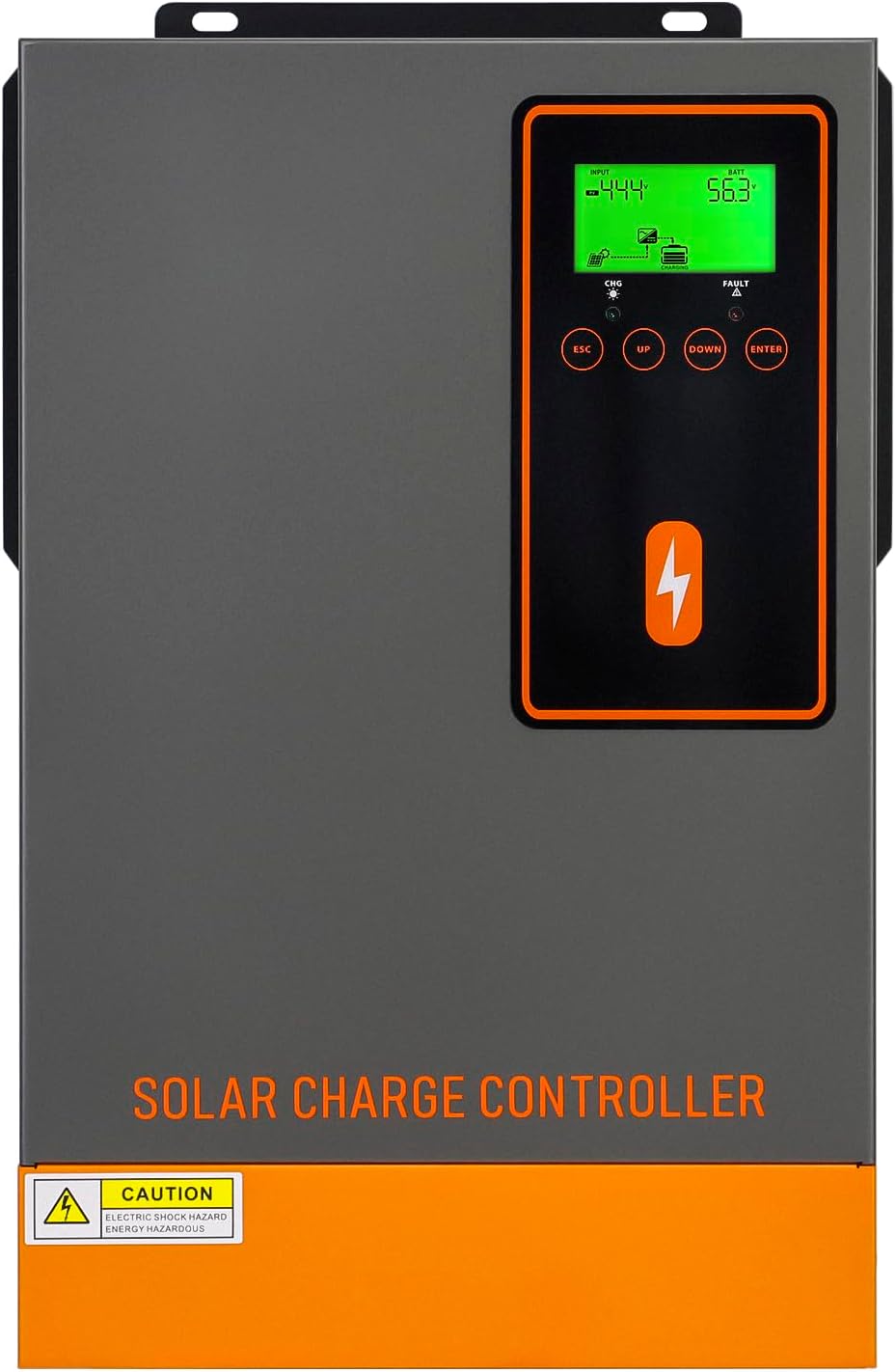 48V 140A MPPT Solar Charge Controller, 140Amp Solar Regulator Max.PV Input 500V, Max. Charging Current Can be Set, Work with 48V Lead-Acid and Lithium Batteries
