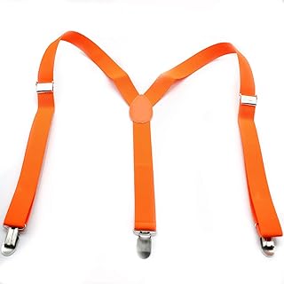 Mens Neon Braces Bright Fancy Dress Suspenders