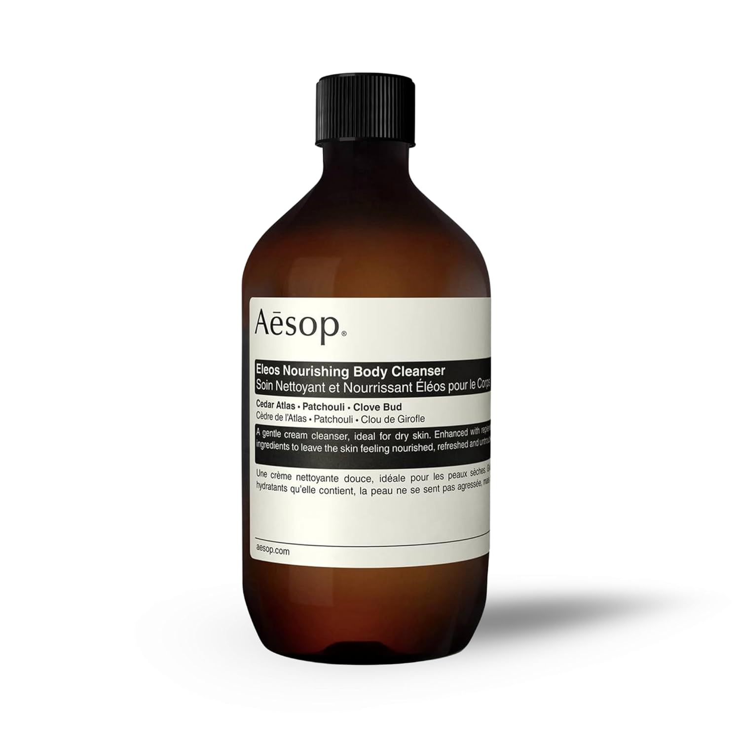 Aesop Eleos Nourishing Body Cleanser Refill | Moisturizing Body Wash for Dry, Dehydrated Skin | Made with Shea Butter & Lavender Oil | 500 mL / 16.9 oz - Recyclable Bottle