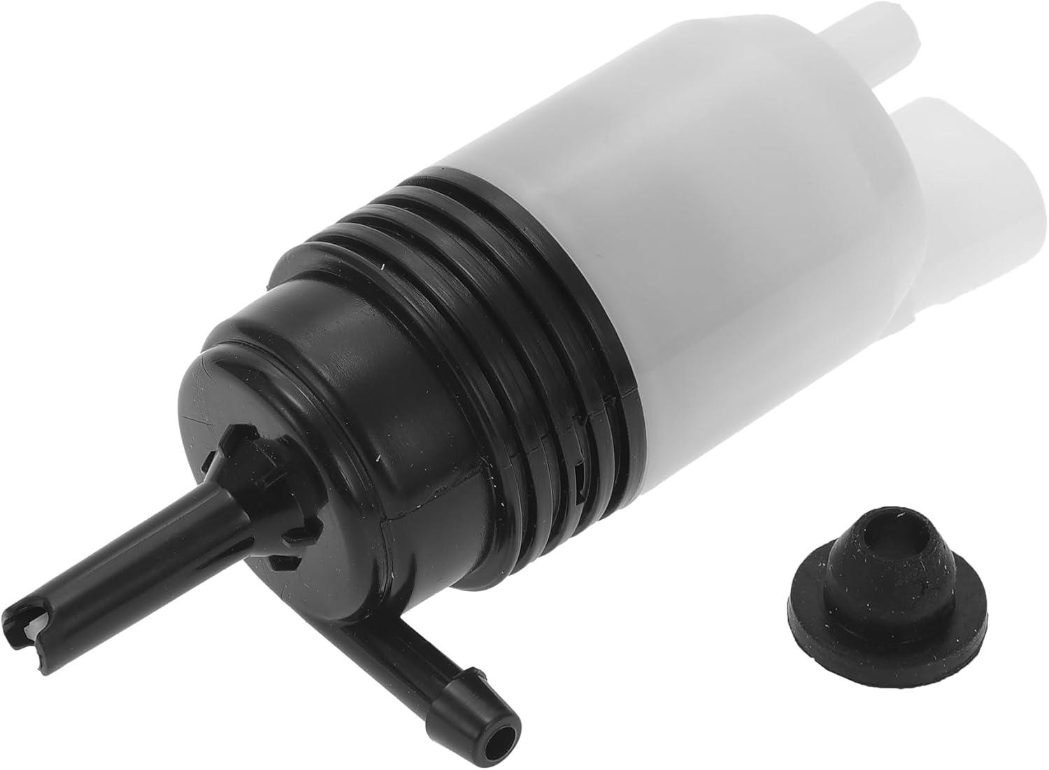 X AUTOHAUX Windshield Washer Pump W/Grommet Windshield Washer Fluid Pump Fit for GMC Envoy XL Acadia for Chevrolet Traverse Trailblazer No.22766715 - Pack of 1