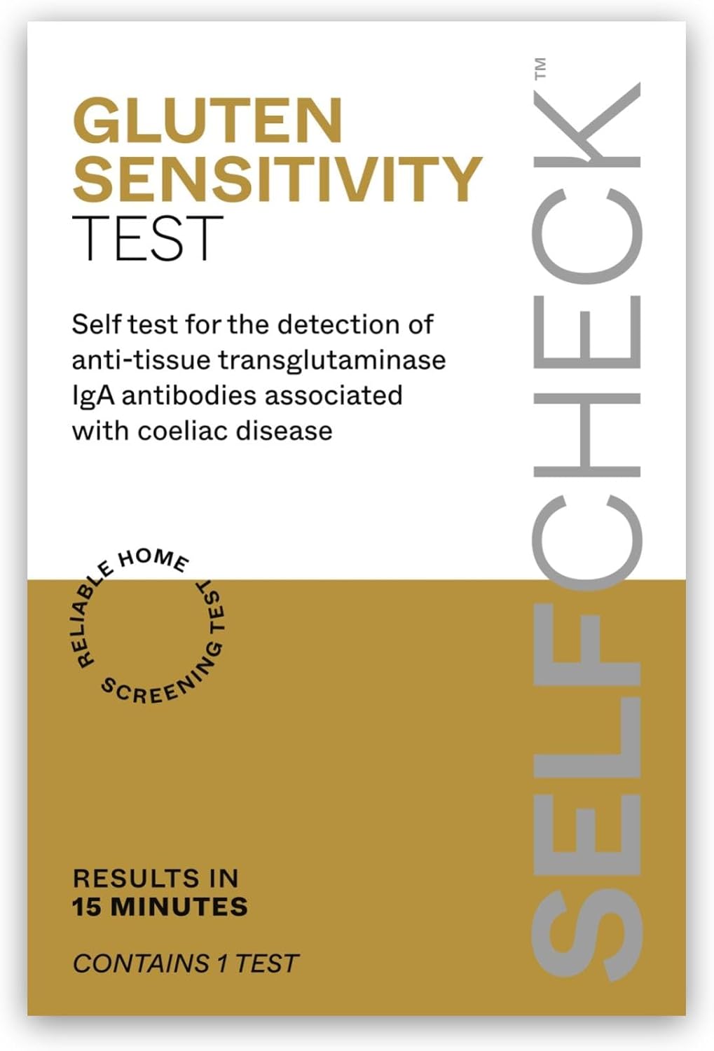 SELFCHECK Gluten Sensitivity Test for Coeliac Disease