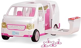 Lori – Vehicle for Mini Dolls – Large Car for 6-inch Dolls – Music Booth & Wardrobe – Sounds & Lights – 3 Years + – Sweet Escape Luxury SUV
