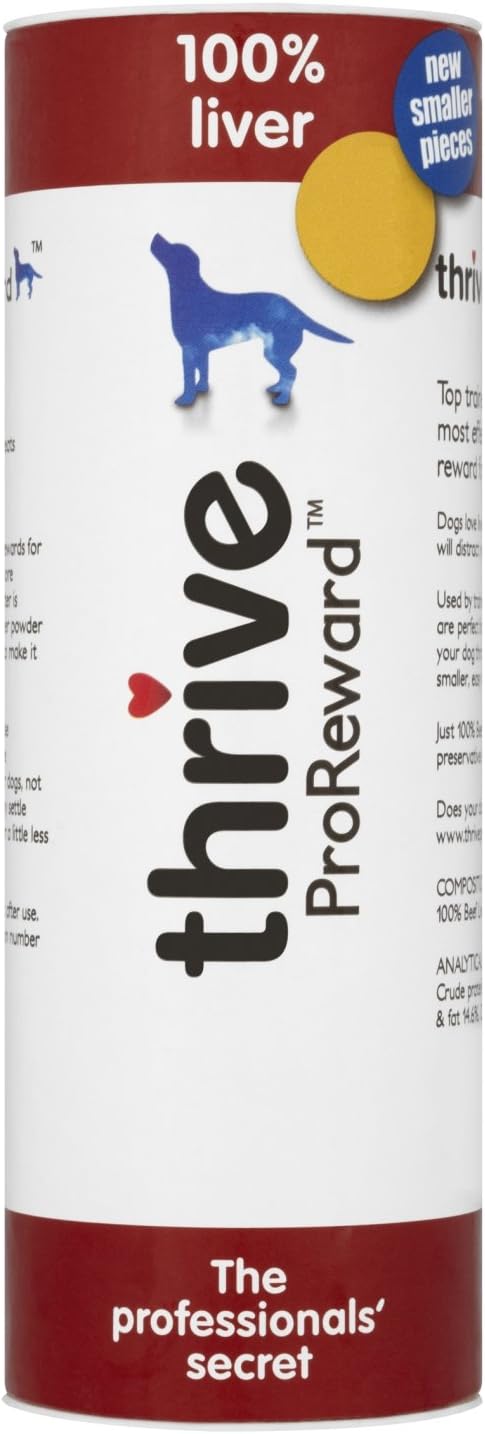thrive 1 x 60g ProReward Dog Treats 100% Liver, Transparent