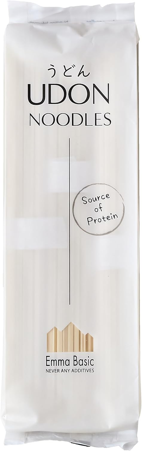 Emma Basic - Udon Noodles 250g | source of protein | quick cooking time | Vegan