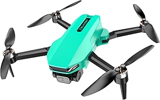 Drone with Camera, 2K FPV Drone with Brushless Motor, Altitude Hold, Gesture Selfie, One Key Take Off/Landing, 3D Flips, Waypoint Fly, 2 Batteries, Foldable Mini Drones for Kids and Beginners - Green