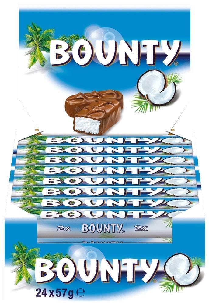Bounty Riegel , 24er Pack (24 x 57 g Riegel)
