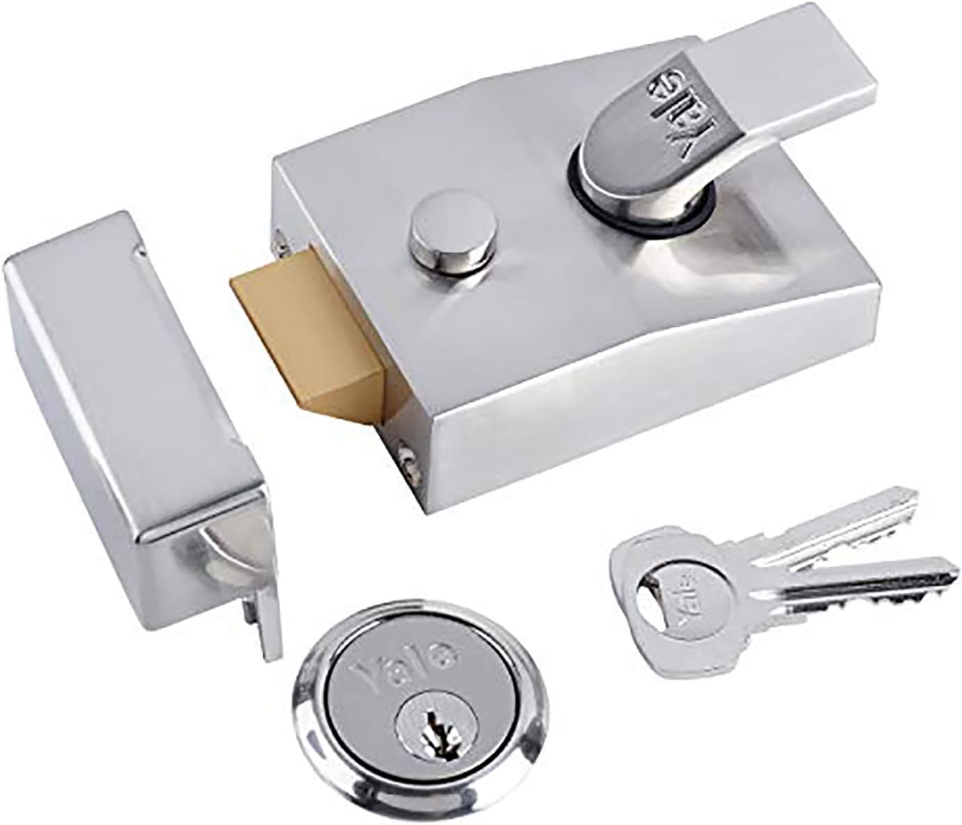Yale YALP89CH Security Lock, Polished Chrome, 60