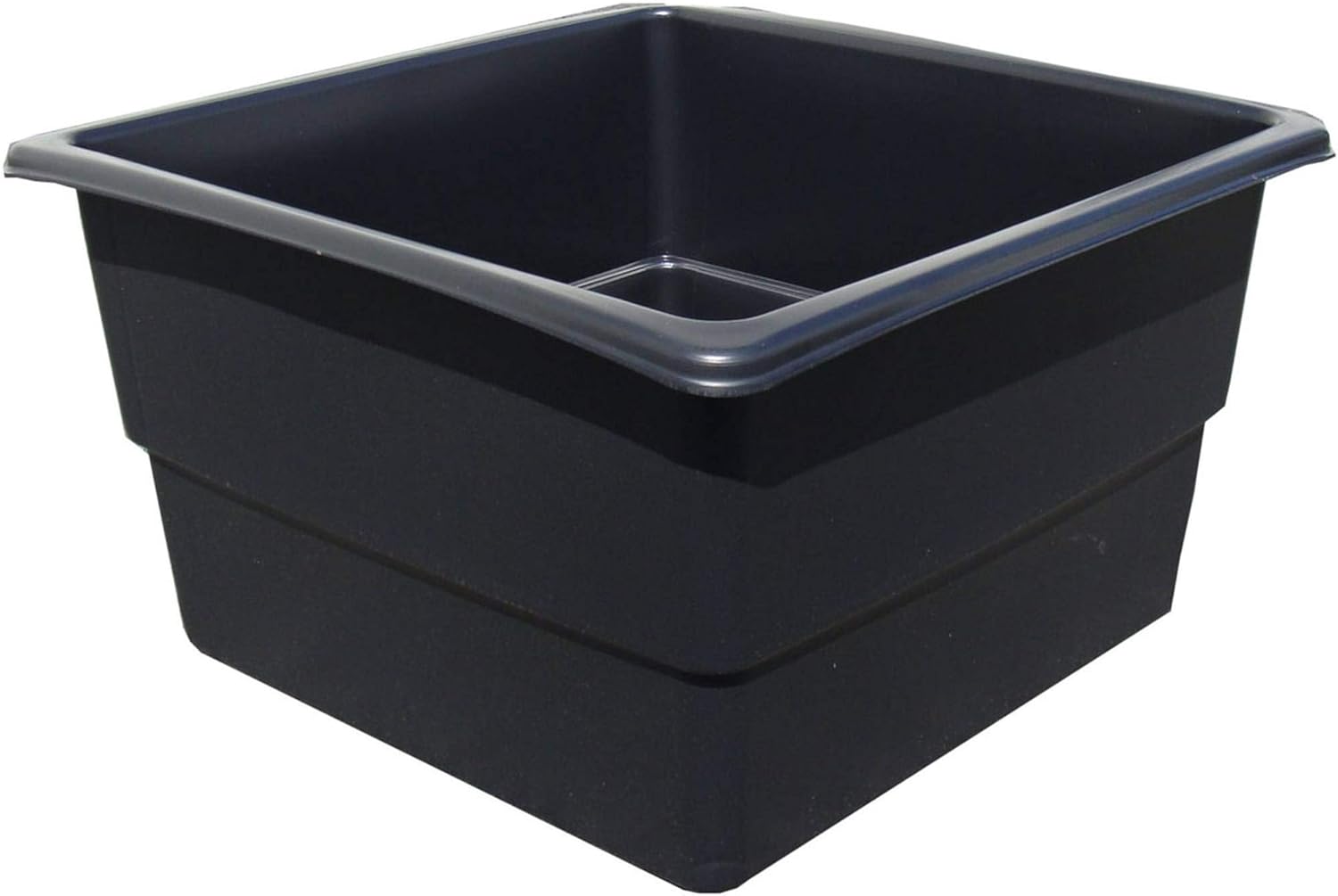 Heissner 79 x 79 x 45cm Preformed Square Water Garden - Black
